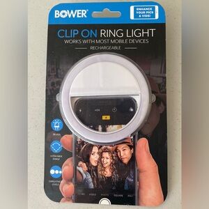 NEW BOWER CLIP ON RING LIGHT